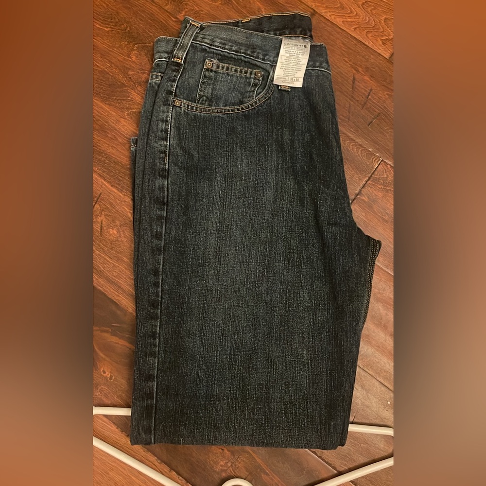 Carhartt blue jeans 36x30